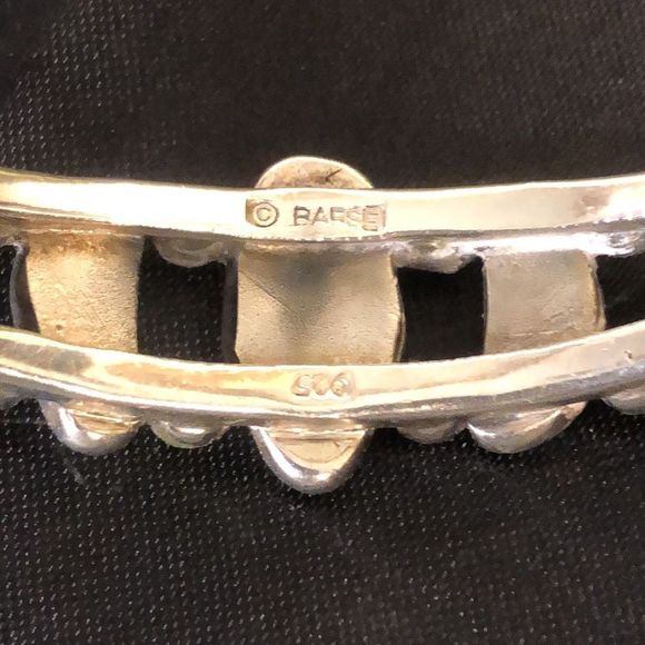 BARSE Turquoise Sterling Silver Multi Gemstone Southwestern Cuff Bracelet - Picture 6 of 11